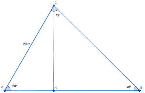 Triangolo 45 60